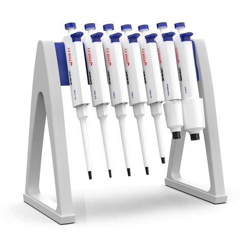 Lab Pipette Rack, Plastic Linear Pipettor Holder, 